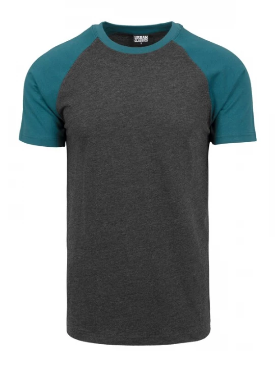 Foto van product Urban Classics Shirt basaltgrijs / petrol