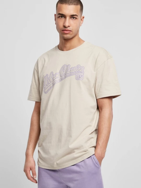 Foto van product Urban Classics Shirt 'Baseball' beige / lila