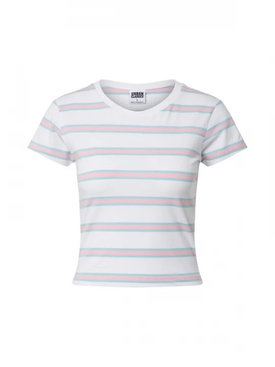 Foto van product Urban Classics Shirt blauw / rosa / wit