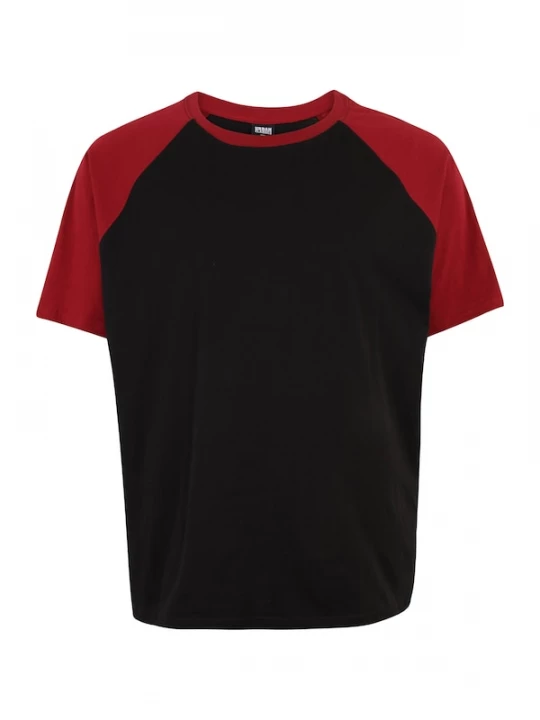 Foto van product Urban Classics Shirt bloedrood / zwart