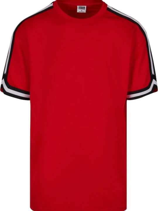 Foto van product Urban Classics Shirt bloedrood / zwart / wit