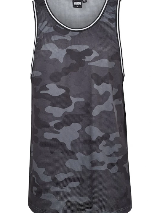 Foto van product Urban Classics Shirt 'Camo Mesh' grijs / donkergrijs / zwart
