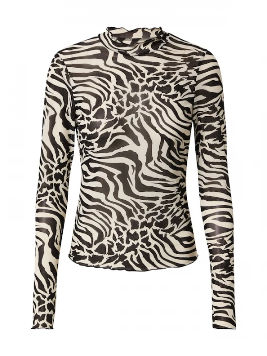 Foto van product Urban Classics Shirt crème / donkerbruin
