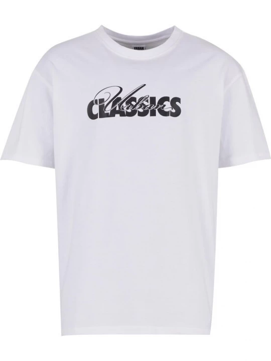 Foto van product Urban Classics Shirt 'Cursive Bold' zwart / wit