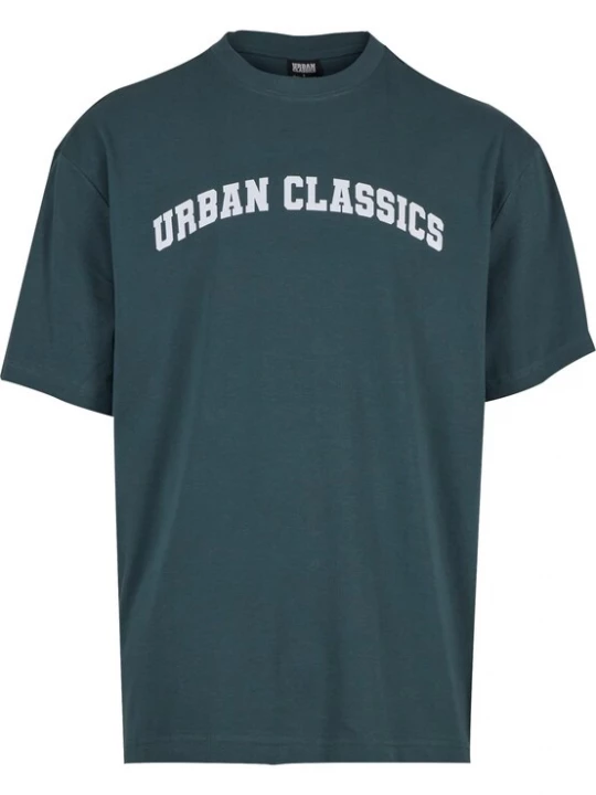 Foto van product Urban Classics Shirt donkergroen / wit