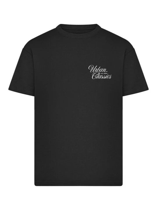 Foto van product Urban Classics Shirt 'Flow Script' zwart / wit