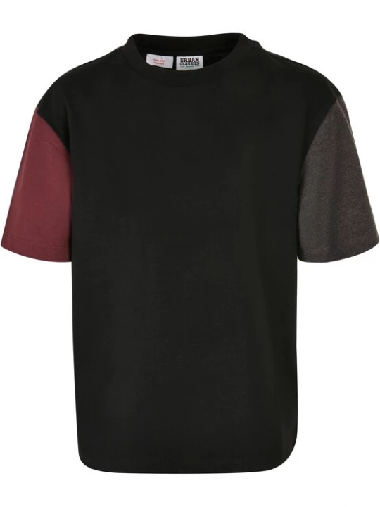 Foto van product Urban Classics Shirt grijs / bordeaux / zwart