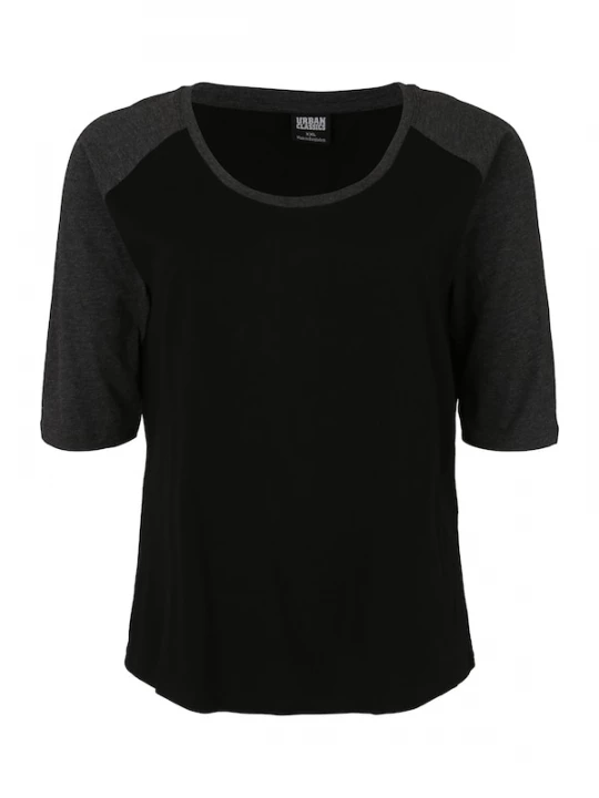 Foto van product Urban Classics Shirt grijs gemêleerd / zwart