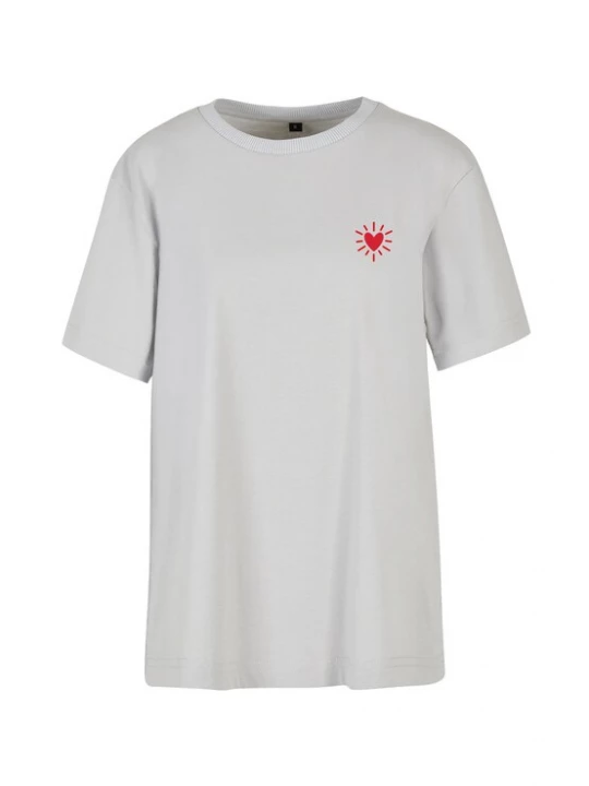 Foto van product Urban Classics Shirt grijs / rood