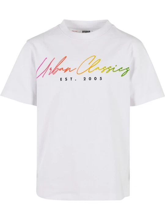 Foto van product Urban Classics Shirt groen / oranje / pink / offwhite