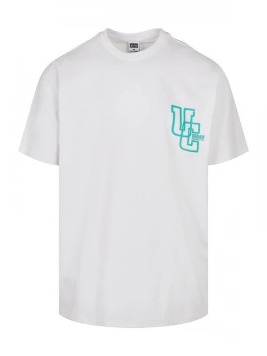 Foto van product Urban Classics Shirt jade groen / wit