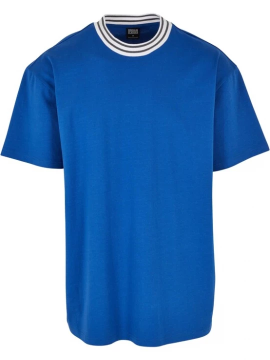 Foto van product Urban Classics Shirt 'Kicker' nachtblauw / royal blue / koningsblauw / wit