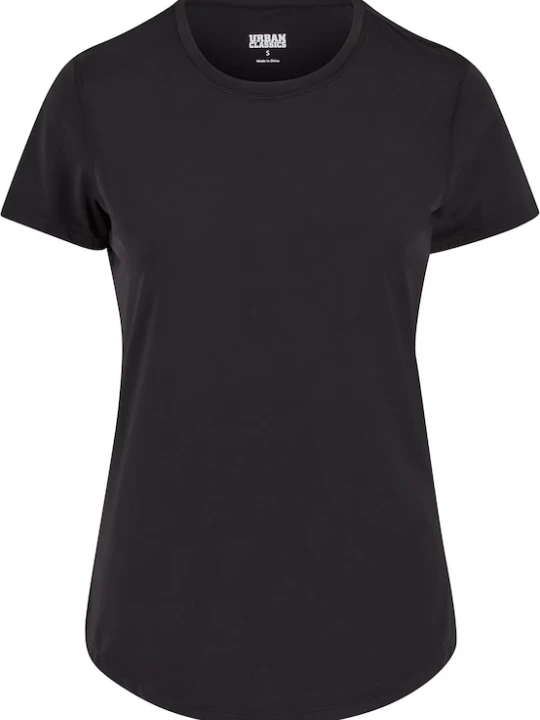 Foto van product Urban Classics Shirt ' Ladies Sports Tee ' zwart
