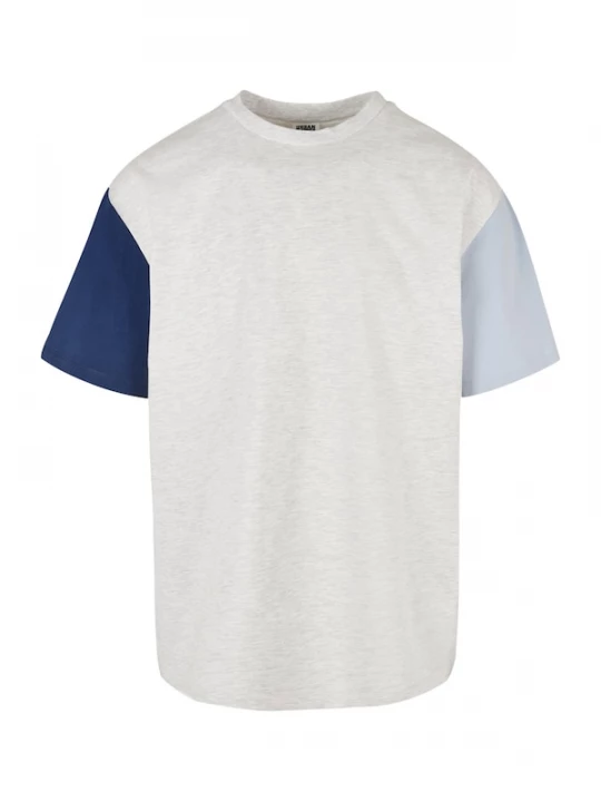 Foto van product Urban Classics Shirt lichtblauw / donkerblauw / grijs gemêleerd