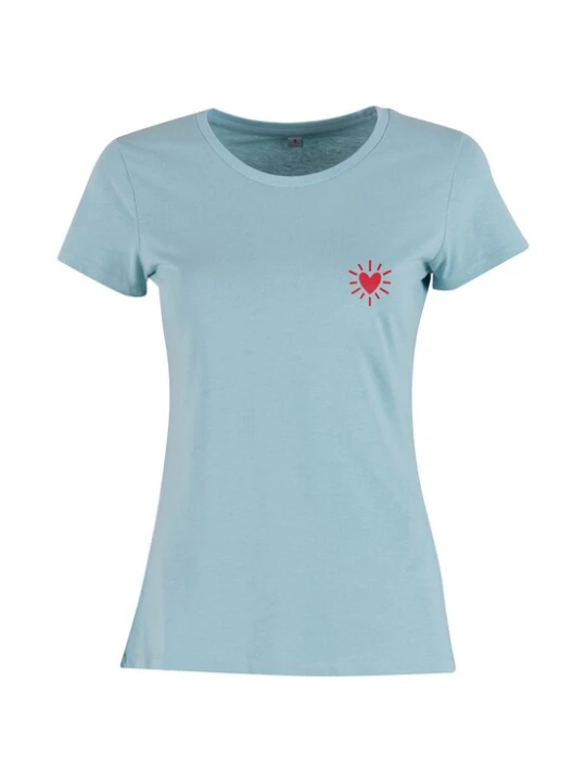 Foto van product Urban Classics Shirt lichtblauw / rood