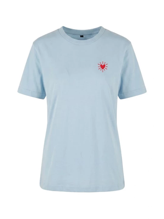 Foto van product Urban Classics Shirt lichtblauw / rood