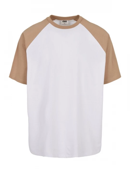 Foto van product Urban Classics Shirt lichtbruin / wit