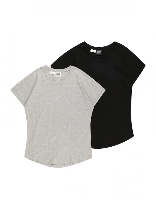 Foto van product Urban Classics Shirt lichtgrijs / zwart