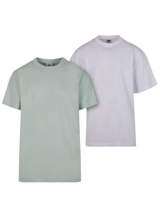 Foto van product Urban Classics Shirt mintgroen / wit