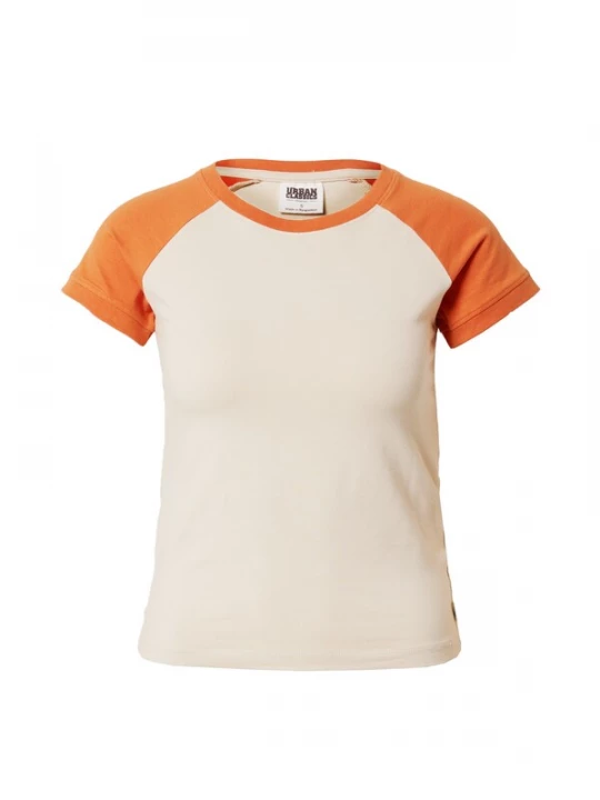 Foto van product Urban Classics Shirt oranje / wolwit