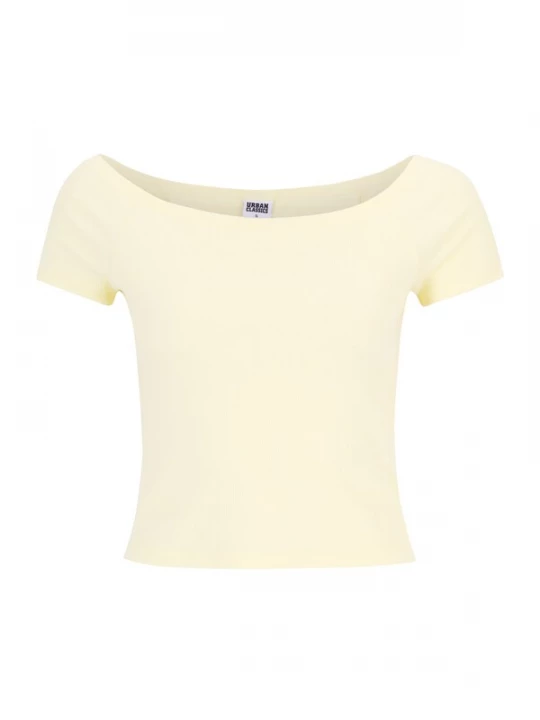 Foto van product Urban Classics Shirt pasteelgeel