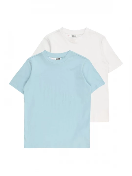 Foto van product Urban Classics Shirt pastelblauw / offwhite