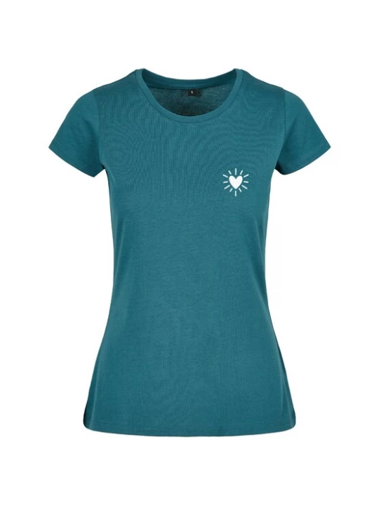 Foto van product Urban Classics Shirt petrol / wit