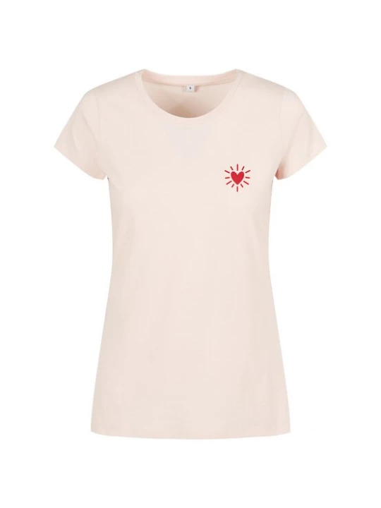 Foto van product Urban Classics Shirt 'Radiant Heart' rosa / knalrood
