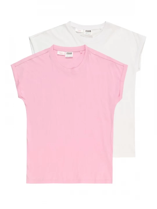 Foto van product Urban Classics Shirt rosa / wit