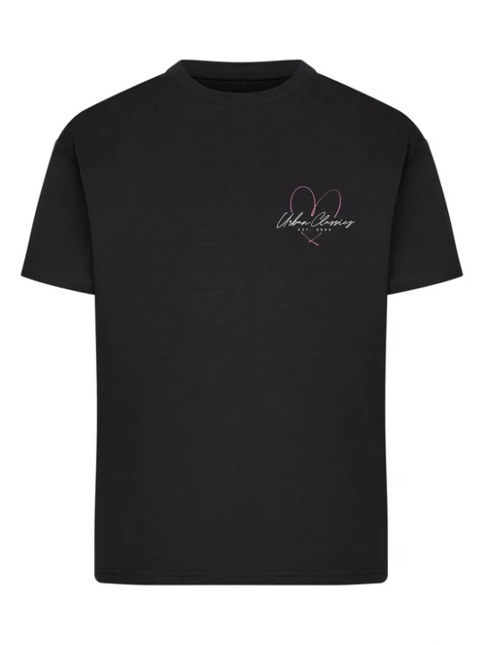 Foto van product Urban Classics Shirt rosa / zwart / wit