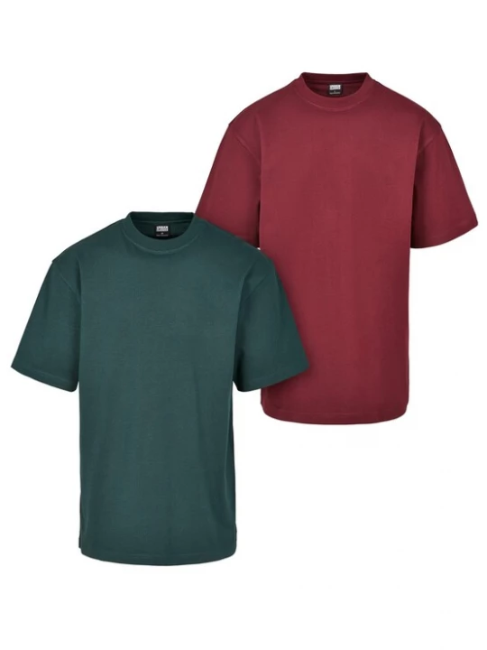 Foto van product Urban Classics Shirt smaragd / bourgogne