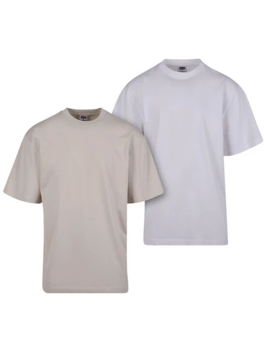 Foto van product Urban Classics Shirt taupe / wit
