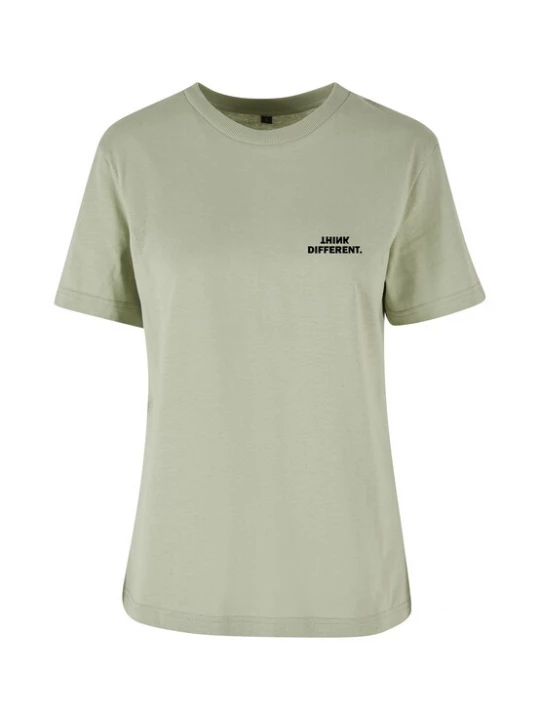Foto van product Urban Classics Shirt 'Think Everyday' pastelgroen / zwart