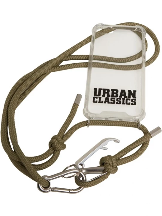 Foto van product Urban Classics Smartphonehoesje olijfgroen / zwart / transparant