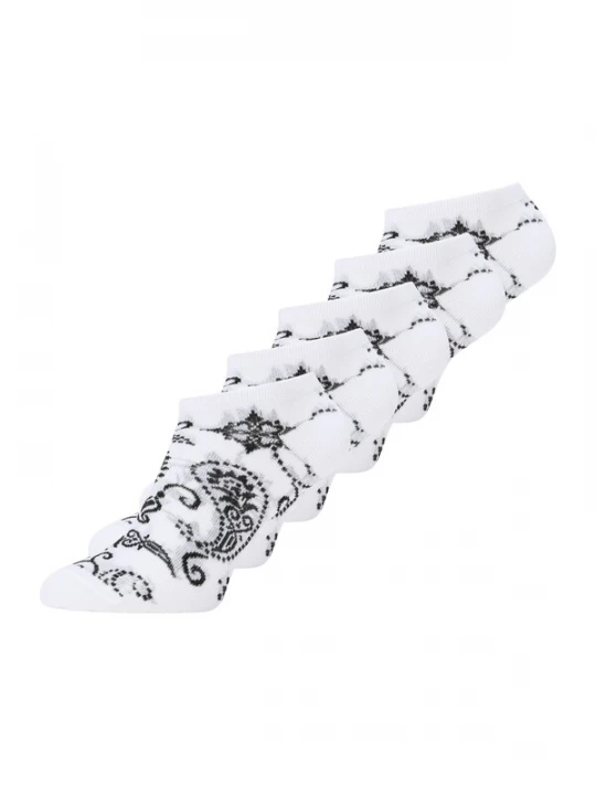 Foto van product Urban Classics Sokken 'Bandana' zwart / wit