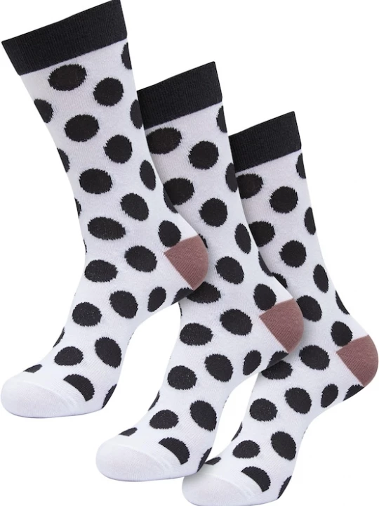 Foto van product Urban Classics Sokken 'Polka' bruin / zwart / wit