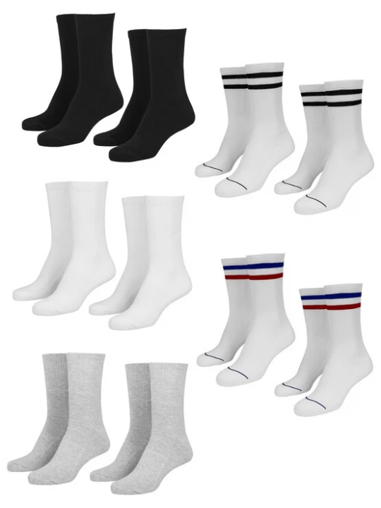 Foto van product Urban Classics Sokken royal blue / koningsblauw / vuurrood / zwart / wit