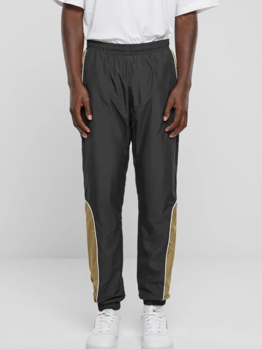 Foto van product Urban Classics Sportbroek mosterd / zwart / wit