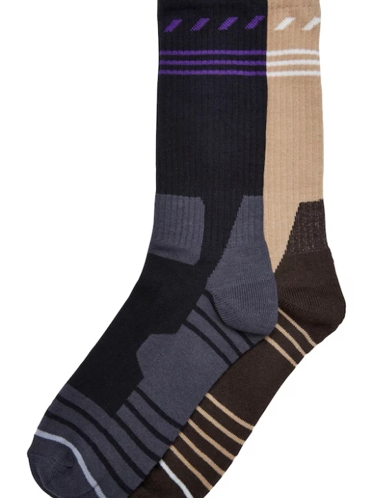 Foto van product Urban Classics Sportsokken beige / bruin / lila / zwart