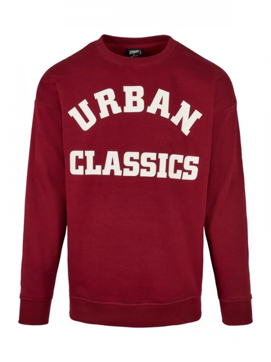 Foto van product Urban Classics Sweatshirt bourgogne / wit
