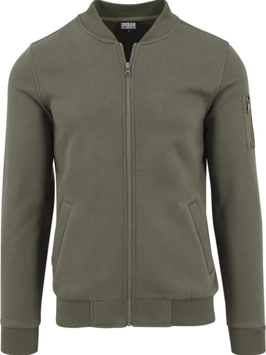 Foto van product Urban Classics Sweatvest olijfgroen