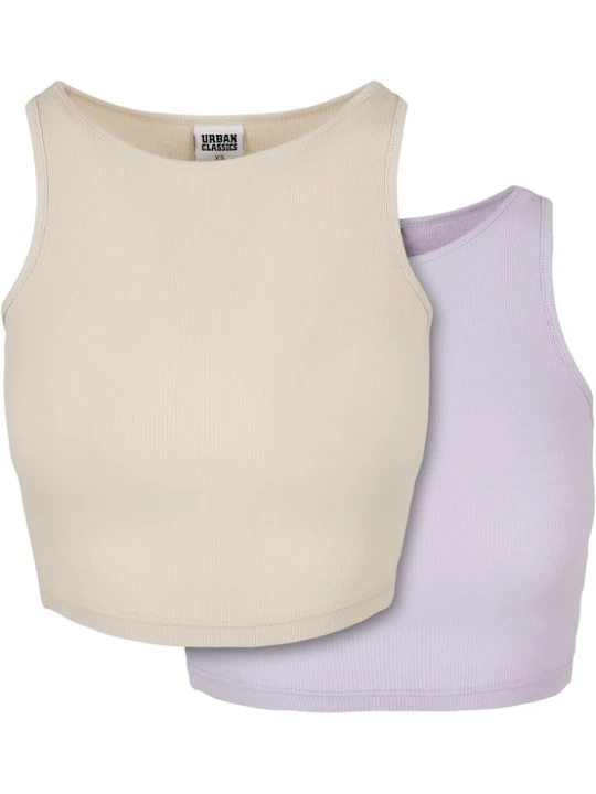 Foto van product Urban Classics Top beige / lavendel