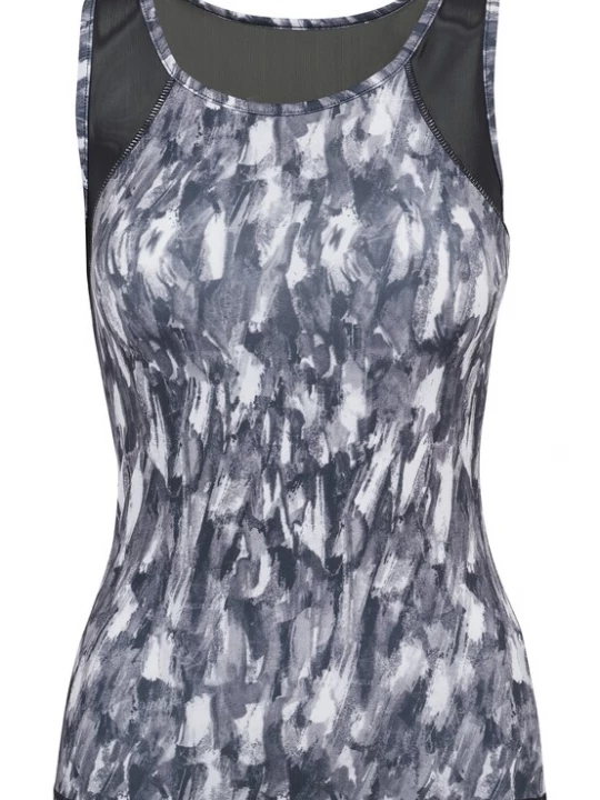 Foto van product Urban Classics Top donkergrijs / zwart / wit