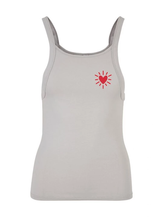Foto van product Urban Classics Top grijs / rood