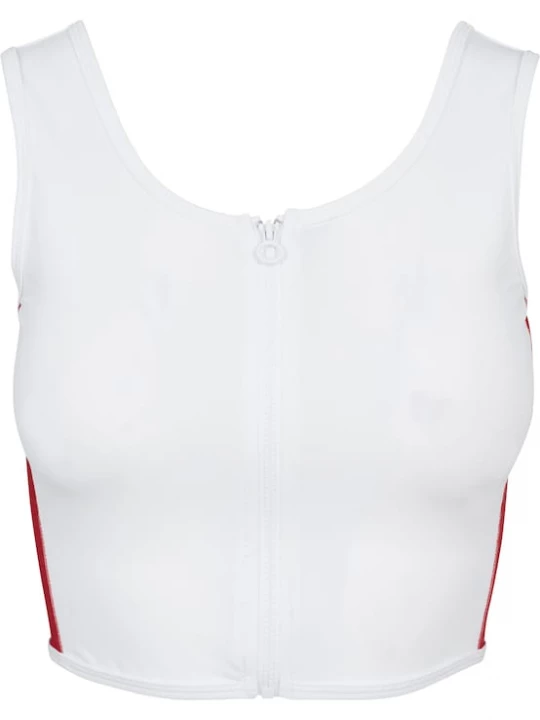 Foto van product Urban Classics Top navy / vuurrood / wit