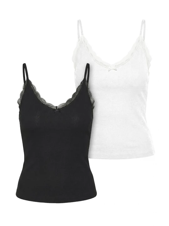 Foto van product Urban Classics Top zwart / wit
