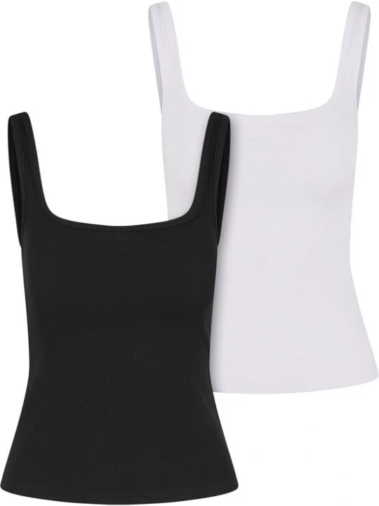 Foto van product Urban Classics Top zwart / wit