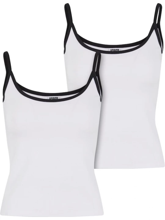 Foto van product Urban Classics Top zwart / wit