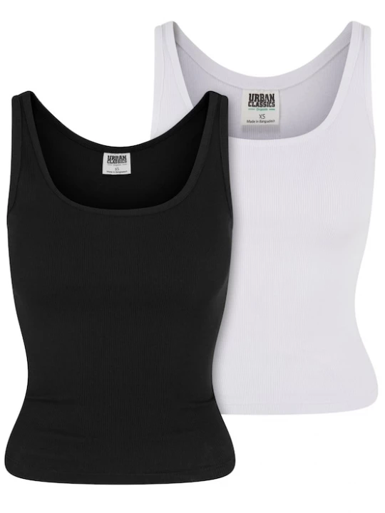 Foto van product Urban Classics Top zwart / wit