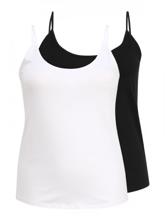 Foto van product Urban Classics Top zwart / wit